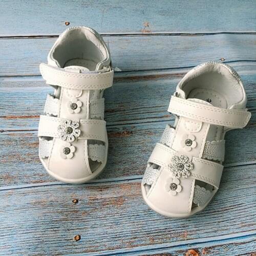 Super Quality 1 pair girl Genuine Leather Sandals For Orthopedic for arch support Children shoes girl sandals, Kids shoes