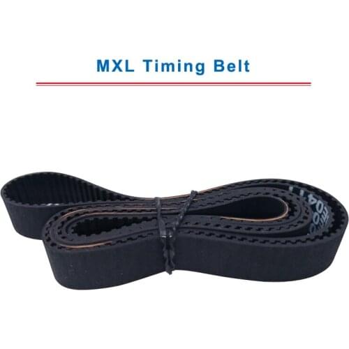 1pc MXL Timing Belt model-600/608/624/640/764/765/810/848/870.4/880MXL Transmission Belt Width 6/10 mm For MXL Timing Pulley