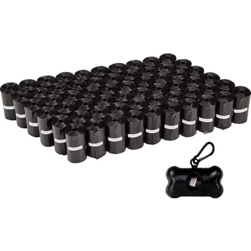 120 Rolls Pure Dog Poop Bag 15 Bags/ Roll Large Cat Waste Bags Doggie Outdoor Home Clean Refill Garbage Bag Pet Supplies