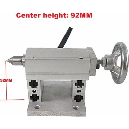 70mm cnc router rotary axis activity tailstock for PCB engraving machine