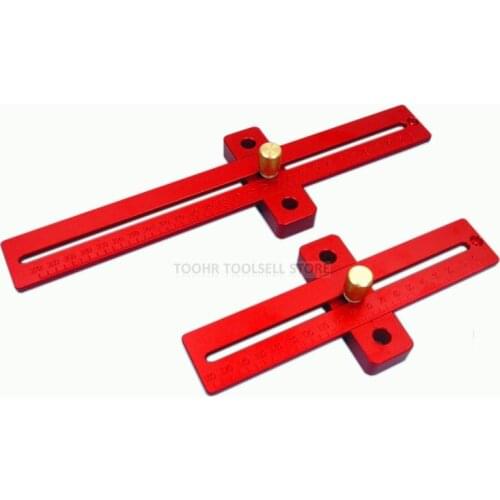 Aluminum Alloy crossed ruler woodworking T type Scriber Woodworking Ruler T-170 T-270 T-370 For DIY Auxiliary tool