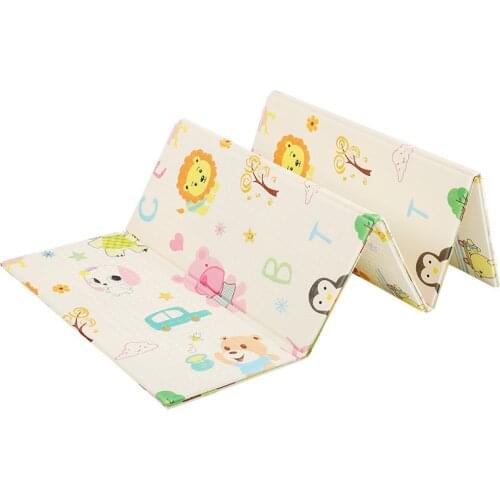 Baby Children Thickened Cartoon Foam Mattress Game Mat XPE Baby Crawl Pad Folding