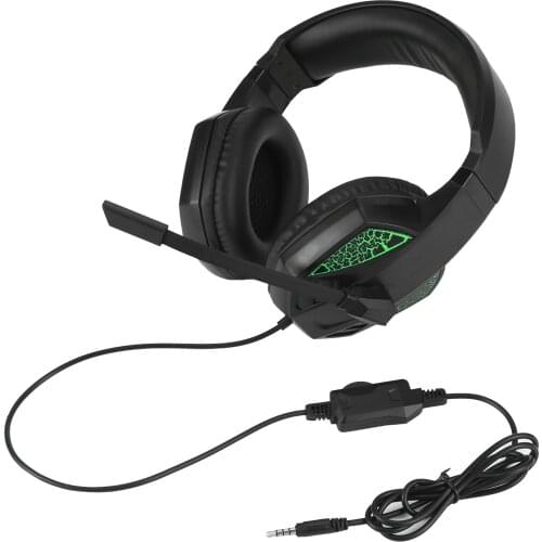 Gaming Headset Stereo Surround Headphone With Noise-Reduction Microphone For PS4 Xbox One PC Computer Black Red