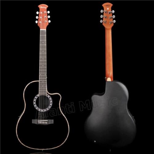 HOT! Afanti Music Super Roundback/ Carbon Fiber Back & Side Acoustic guitar (ANT-132)