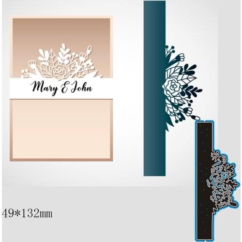 Metal Cutting Dies LACE New for decor card DIY Scrapbooking stencil Paper Album template Dies 49*132mm