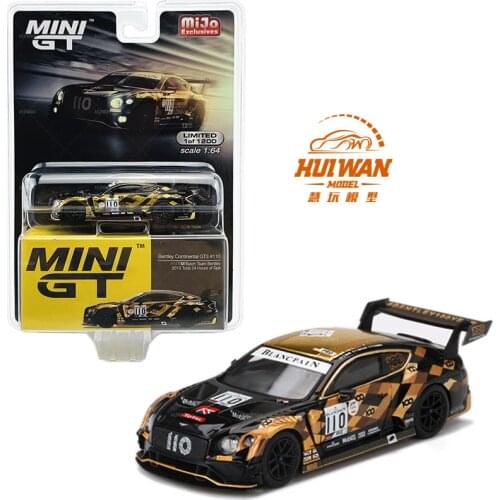 MINIGT1:64 GT3 Continental Diecast Collection of Simulation Alloy Car Model Children Toys
