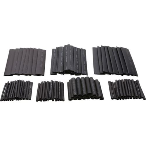 127 pcs Set Heat Shrink Tube Assorted Insulation Shrinkable Tube Wire Cable Sleeve Kit caN Weatherproof Heat Tube Dropship