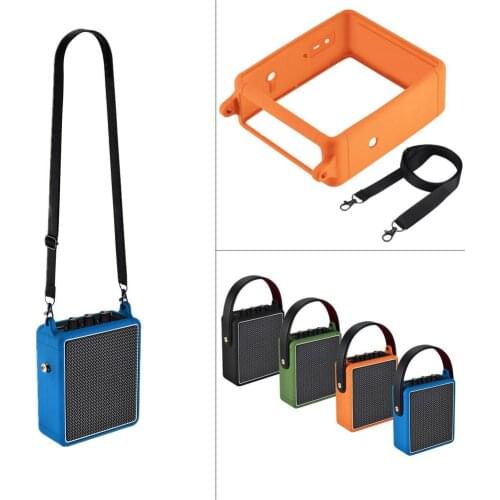 Silicone Protective Case For Marshall Stockwell II Dust-proof Cover Shell With Shoulder Strap For Kilburn 2 Speaker Accessories