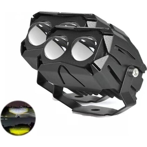 12D 3" 120W Led Motocycle Headlight 6000K 3000K LED Work Light Fog Lamp 12000LM for Moto Scooters ATV Car Truck 12V 24V