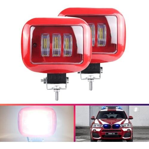 Led light bar 30W Square spotlight for Wrangler offroad SUV ATV Tractor Boat Excavator Trucks 12V 24V 4inch 4X4 led worlk lights