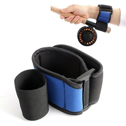 Universal Fly Fishing Casting Wrist Support Soft Elastic Cushion Attachment Safety Protector For Fishing Rod Tools Accessories