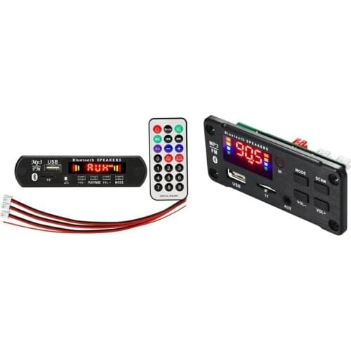 Amplifier 25Wx2 12V Mp3 Decoder Board Audio Module Bluetooth 5.0 & Bluetooth 5.0 MP3 Decoder Board DC 12V 25W X2