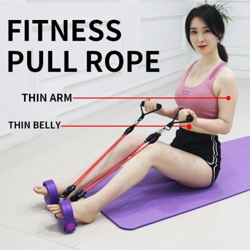 Fitness Pull Rope, Sit-ups, Fitness Equipment, Home Weight Loss, Waist Roll, Abdominal Muscles, Auxiliary Exercise