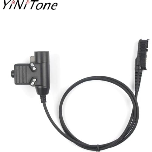 Military Headset Tactical adaptor U94 PTT for Motorola XiR P6600 P6620 DP2400 MTP3250 DEP550 DP2400 MTP3550 MTP3150 PTT Button