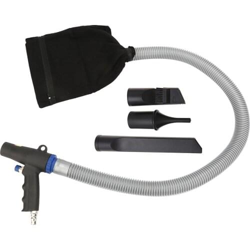 High Pressure Air Duster Compressor Blow / Suction Cleaning Gun +Dust Pipe + Dust Bag + 3pcs Barrel Pneumatic Cleaning Tools