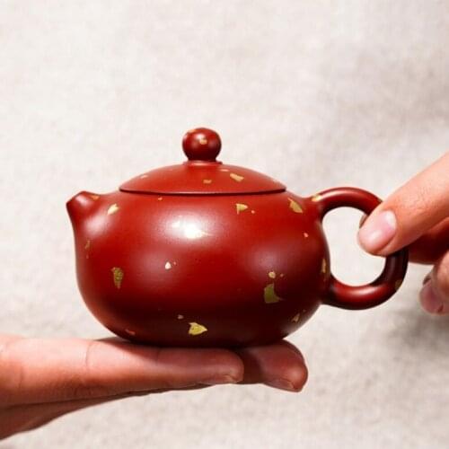Yixing teapots purple clay xishi tea pot filter beauties handmade kettle Dahongpao Tea set customized gifts authentic 100ml