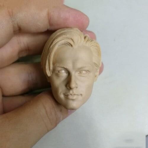 1/6 Leonardo DiCaprio Unpainted Bald head Sculpt for 12" Action Figure Doll Toys
