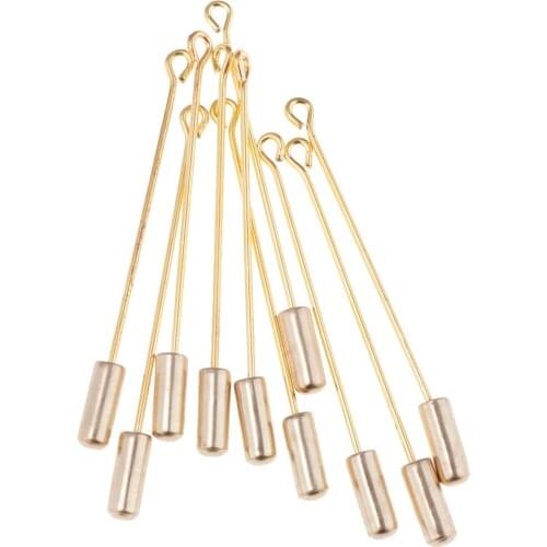 10pcs Men Women Lapel Pin Stick Suit Shirt Brooch Jewellery Christmas Gift