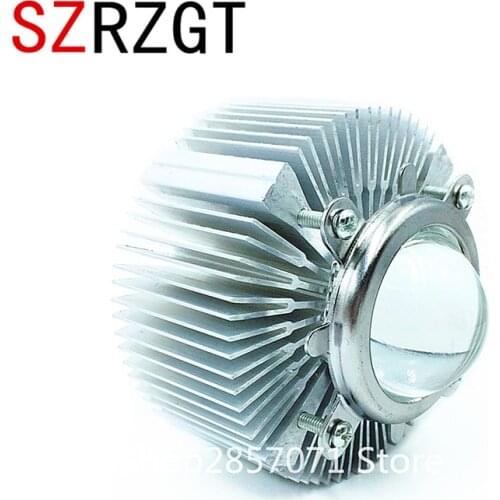 12v up to 100W LED Aluminium Heatsink Round + 60degree 20 - 100W relflector lens kit