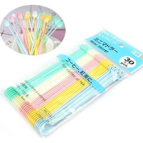 30 Pcs Mini Colorful Cute Dispensing Spoon Jewelry Tool For Resin Jewelry DIY Making Tools