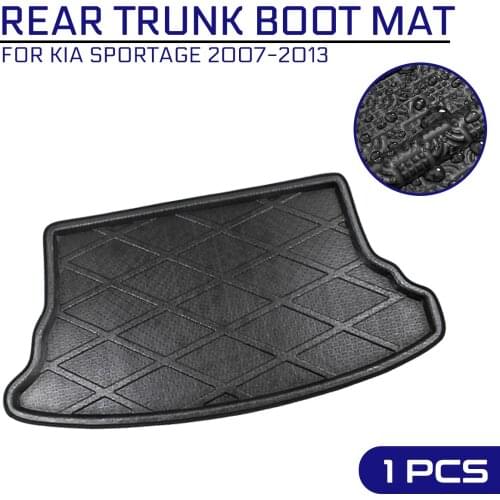 Car Floor Mat Carpet Rear Trunk Anti-mud Cover For KIA Sportage 2007 2008 2009 2010 2011 2012 2013
