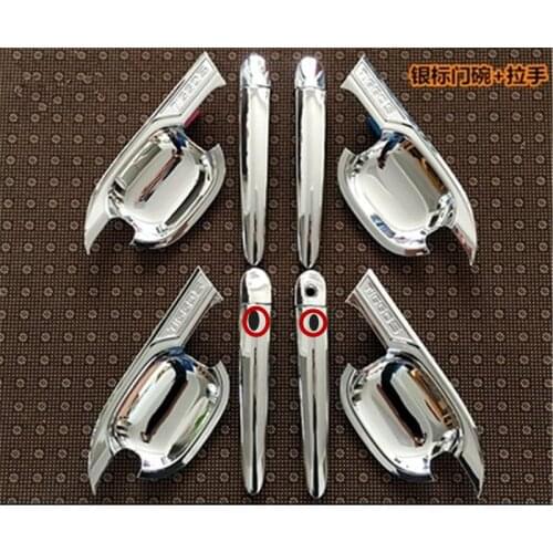 Car-styling for 2014 -2019 Chery Tiggo 5 high quality ABS Chrome car Door Handle Bowl Door handle Protective covering Cover Trim