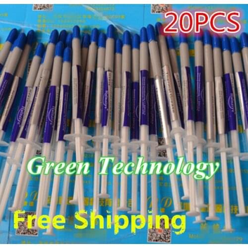 Free Shipping Grey Thermal Grease Heatsink Compound Paste For CPU GPU VGA 20PCS Best cooling effect