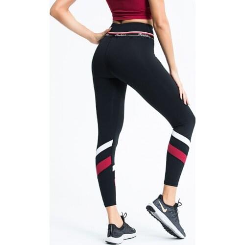 Yoga Seamless Leggings Gym Yoga Pants Women High Waist Yoga Sport Fitness Sport Pants Contrast Striped Fitness Yoga Wear
