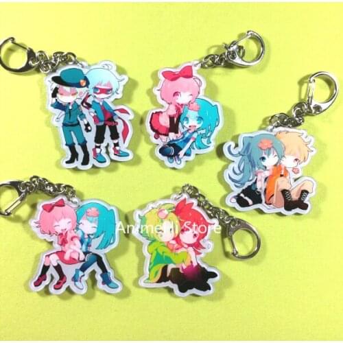 Anime Happy Tree Friends Flippy Splendid Flaky Giggles Petunia Nutty Keychain Figure Doll Acrylic Keyring Bag Pendant for Gift