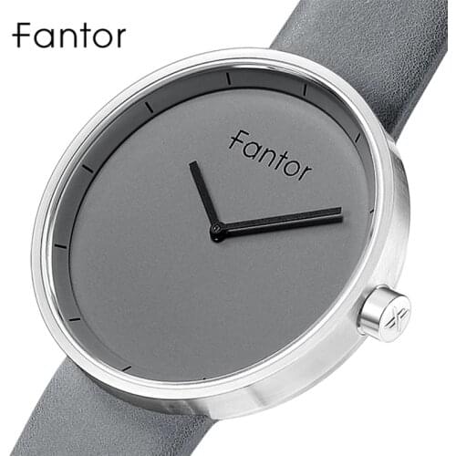 Fantor Minimalist Watch Men Casual Brand Slim Thin Quartz Wristwatch Mens relogio masculino Leather Sport Watches for Men