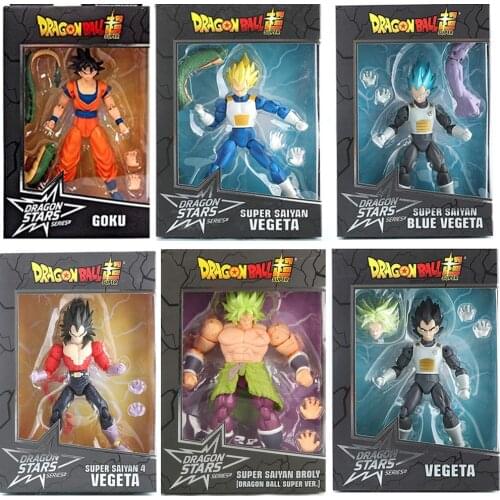 16cm BANDAI Dragon Ball Super - Dragon Stars Goku Gohan Vegeta Frieza Action Figures Pvc Model Toy Anime Figure Toys for Kids