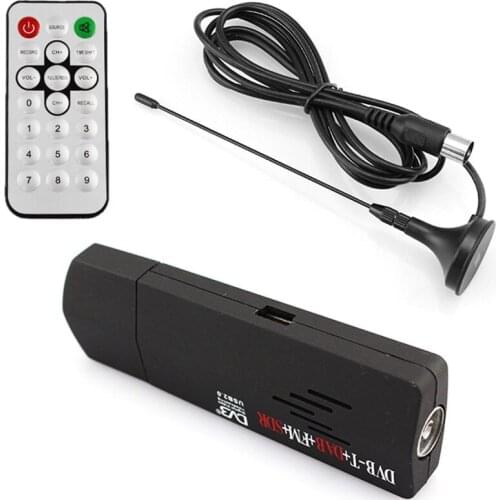 FM HDTV TV Tuner Receiver Stick RTL2832U+USB2.0 Digital DVB-T SDR+DAB+R820T N6L1