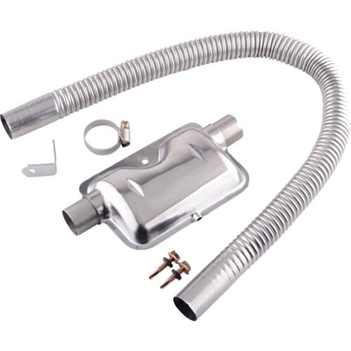 60/150/200CM Car Parking Heater Stainless Steel Exhaust Muffler For Dometic Eberspacher For Webasto / Diesel Heater