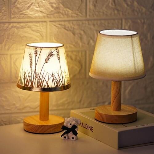 40%HOTLED Table Lamp Stable Fabric Study Reading Night Light Home Decor