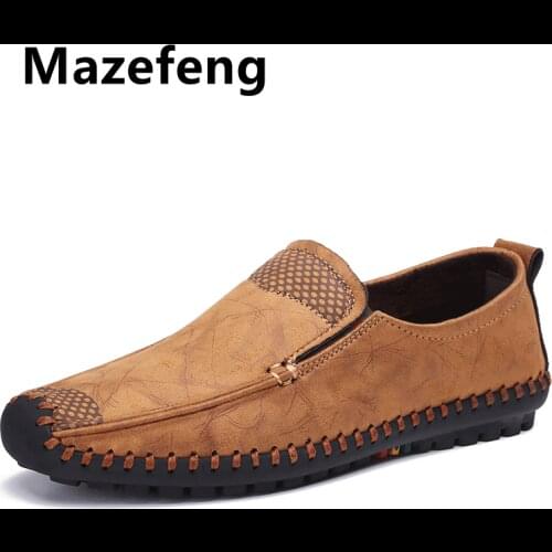 Patent Leather Men Casual Shoes Brand 2020 Italian Men Loafers Moccasins Breathable Slip on Black Driving Shoes Plus Size 38-44