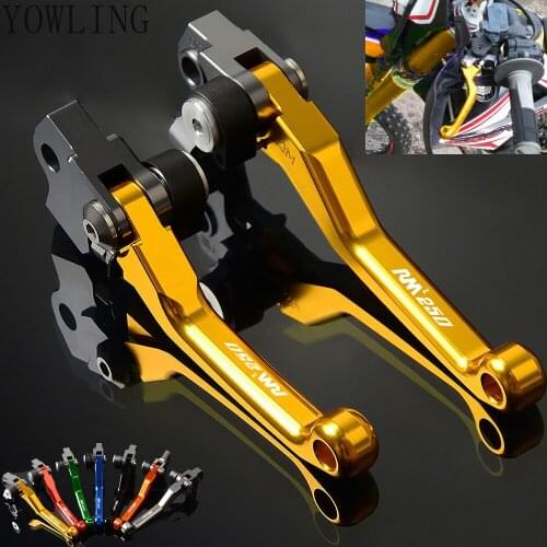 Motorbike Brakes Levers Motocross Brake Clutch Levers Handle For SUZUKI RMZ250 2007 2008 2009 2010 2011 2012 2013 2014 2015 2016