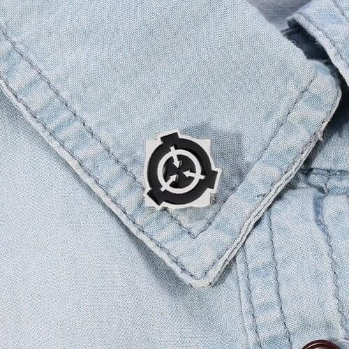 Newest Secret Laboratory SCP Foundation Badge Pins Brooches Special Containment Procedures Metal Brooch Fans Bag Hat Accessory