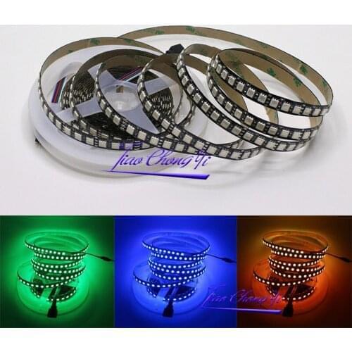 New Hot 5050 SMD LED strip light 12v Flexible Light 120LED/m RGB Tape lamp IP20 5M