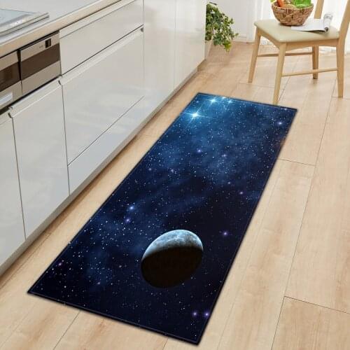 Printed Modern Kitchen Carpet Soft Flannel Bedroom Sofa Mats Thick Door Mat Home Entrance Doormat Antislip Bathroom Floor Rugs