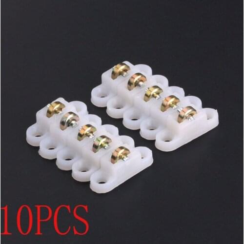 10PCS plastic steel screen window pulley sliding window sliding door and window nylon roller screen window wheel With screws
