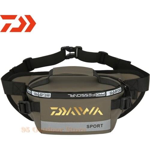 Daiwa Fishing Waist Bag Waterproof Travelling Fanny Pack Mobile Phone Waist Pack For Men Designer Belt Bag Travel Pouch Bags
