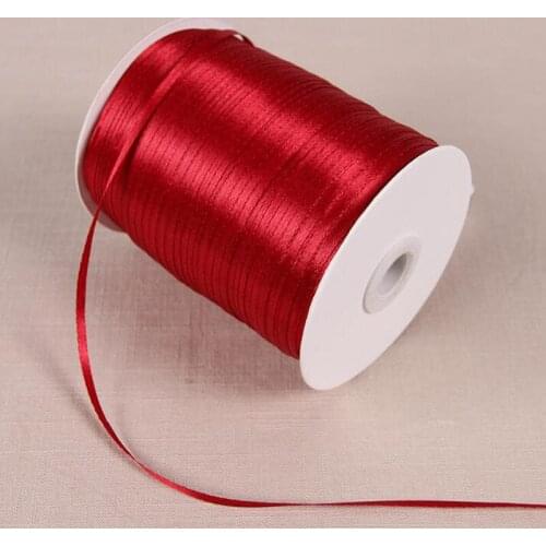 REDJCK 100 Yards\lot 3 mm Width Polyester Webbing Ribbons Sewing Scrapbooking Satin Ribbon Kimetsu Noyaiba For Home Decoration
