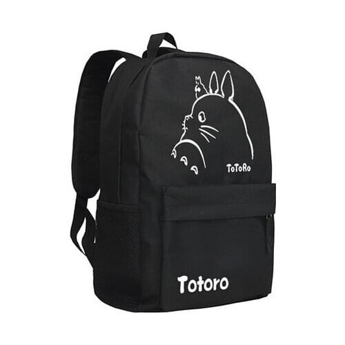 Totoro Cosplay Backpack Miyazaki Hayao Tonari no Totoro Cartoon Bag Anime Oxford Schoolbag