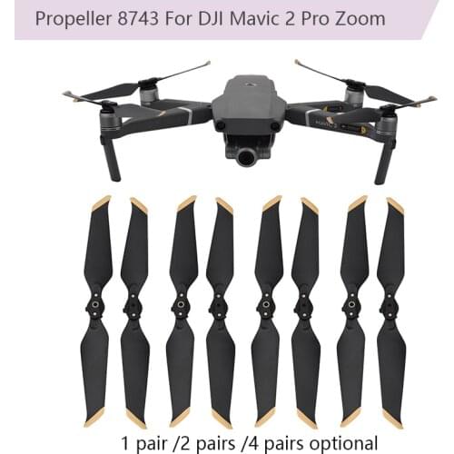 Replacement Propellers for DJI Mavic 2 Pro/Zoom Drone 8743 Low-Noise Props Folding Blade Noise Reduction Prop Screw Accessory