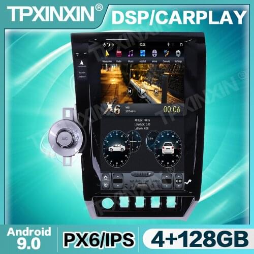 Tesla IPS Screen Android 9.0 Car Radio For Toyota Tundra 2007 2008 - 2011 Multimedia Video Audio DVD Player Navigation GPS 2 din