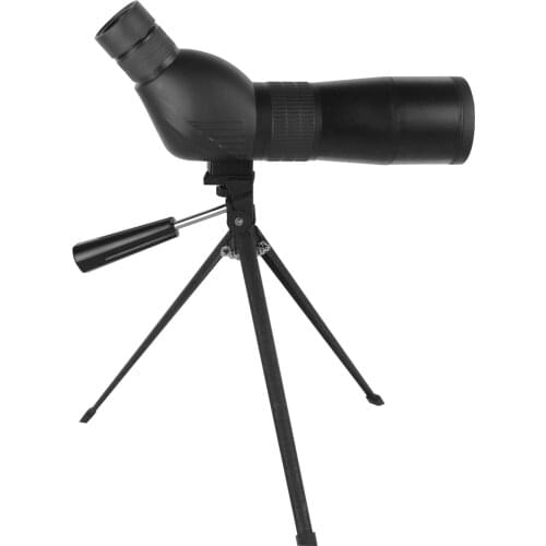Spotting Scope with Tripod Monocular Portable 15X-45X Zoom Eyepiece Straight or Angled for Bird Watching Star Gazing and Hunting