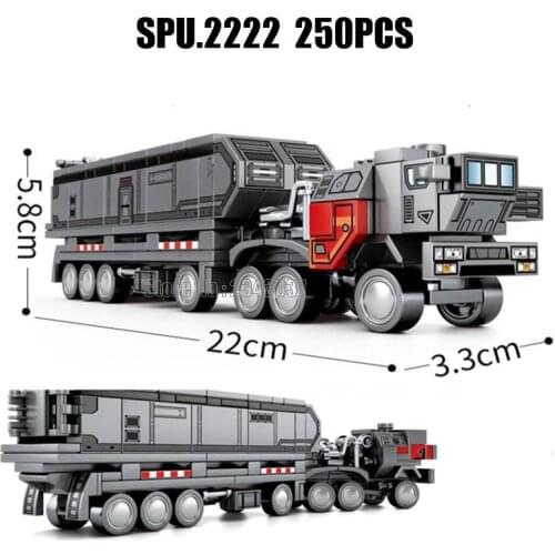 107001 250pcs Urban Cargo Transport Truck 1 Building Block Toy