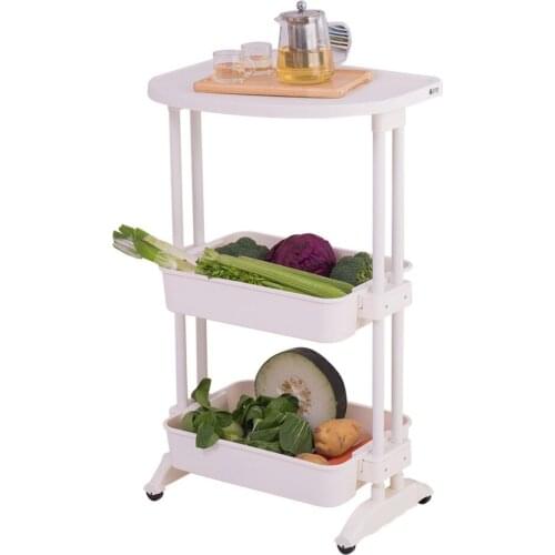 3 Tier Kitchen Service Cart Rolling Storage Shelves Trolley Cart Spa Storage Trolley Storage Island DQ1512-1