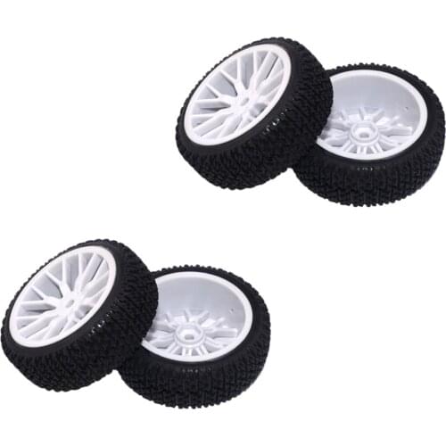 4Pc 1/16 Tire Off-road Car Tires Buggy Tyre Wheels for RC HPI HSP ZDRacing Wltoy