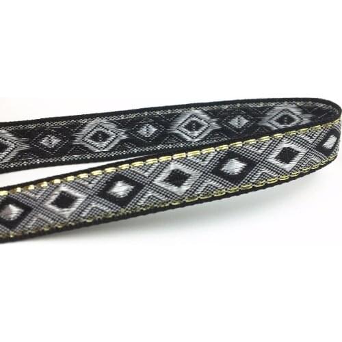 5Yards 12mm 1/2'' Bow Craft Wedding Party Ribbon Accessory Geometric Woven Jacquard Ribbon Sewing Hat Curtain Clothing Decor